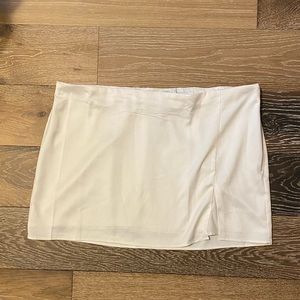White Abercrombie and Fitch Mini Skirt